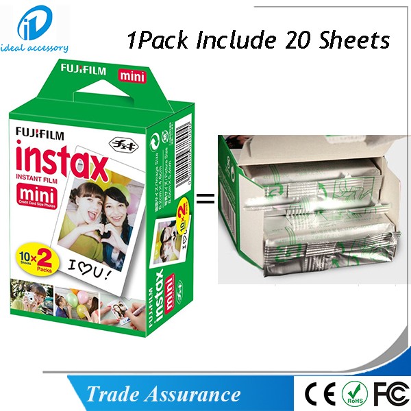 Пленка Fujifilm Instax Mini для принтера Instax Mini7s, mini8, Mini90, SP-1
