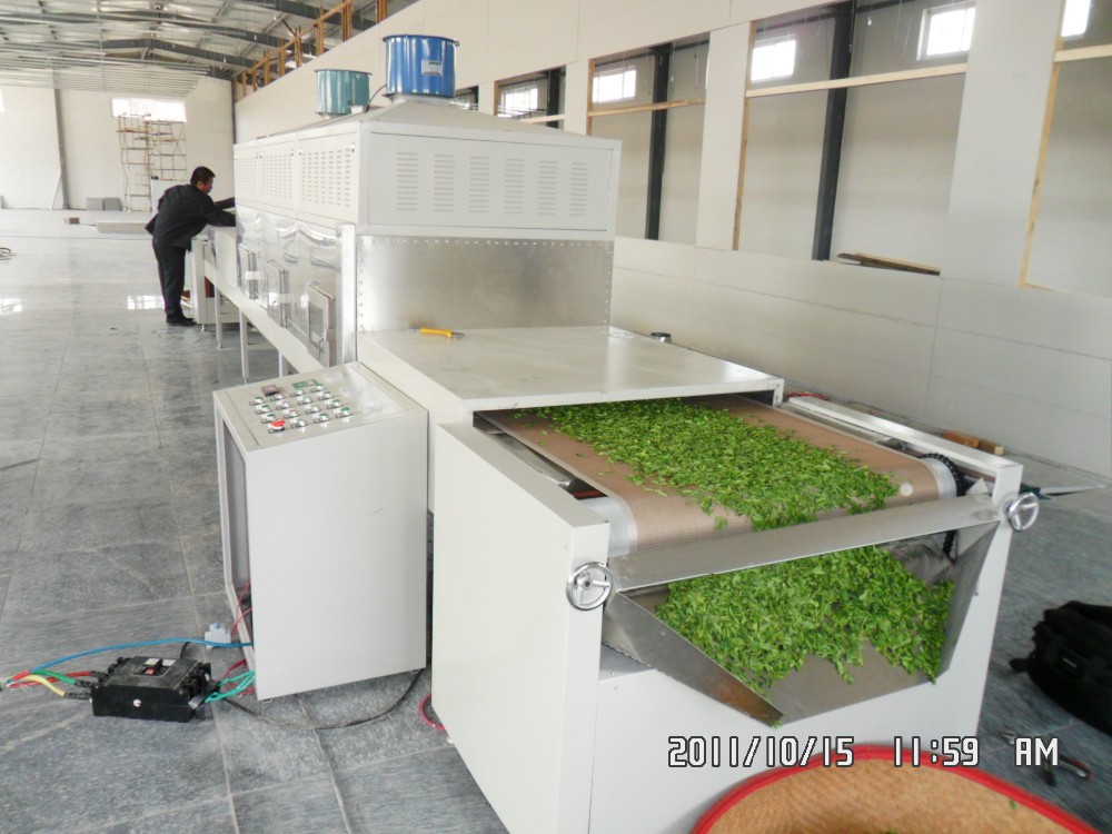 の葉のためのマイクロ波乾燥機cotinuous/緑の葉滅菌器/マイクロ波葉プロセスのマシン仕入れ・メーカー・工場