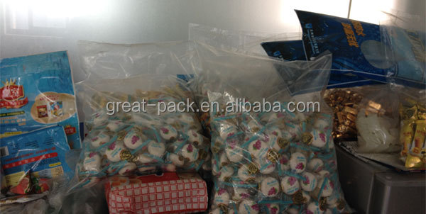 Chinese factory automatic vertical forming filling sealing 1000g-2000g marshmallows and chocolate candy packing machinerys