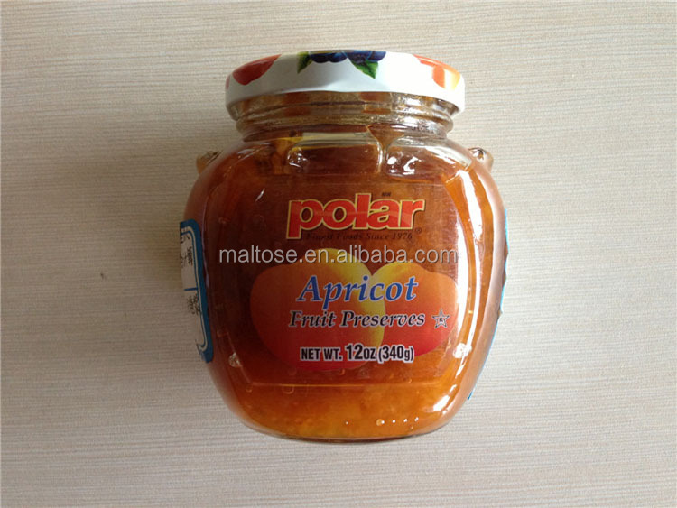 Variety of syrups with pulp / orange syrup with pulp