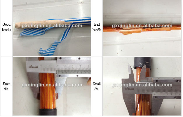 安いニス木製のモップの棒、 木製のほうきのハンドル問屋・仕入れ・卸・卸売り