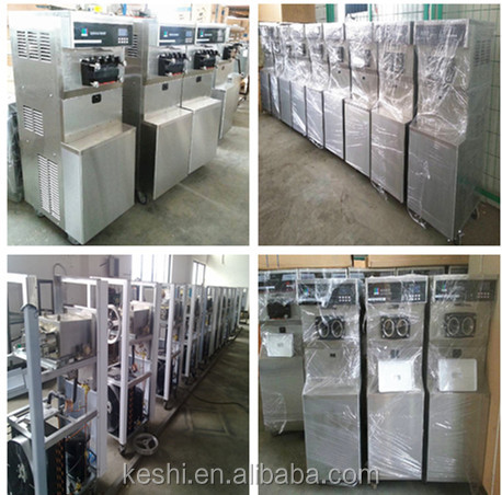 2014 KE SHI KS-5200 series high quality 3 flavors commercial soft ice cream machine / yogurt machine(CE approved)