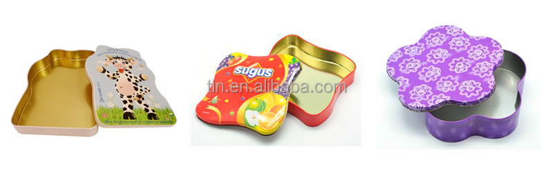 egg shape/irregular candy/chocolate tin