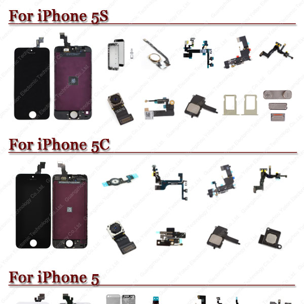 スペアパーツiphoneの画面用バルクでの販売のため、 iphone5の画面の交換、 iphone5液晶画面用液晶画面問屋・仕入れ・卸・卸売り