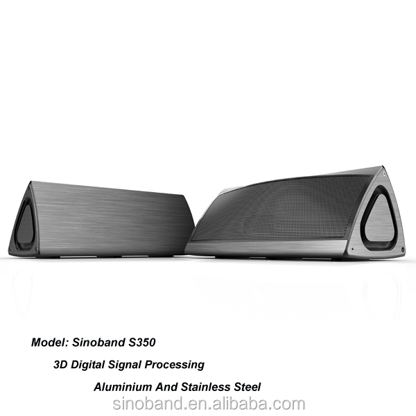 高sinobands350エンドアルミ3dステレオサウンドに囲まれたブルートゥーススピーカー問屋・仕入れ・卸・卸売り