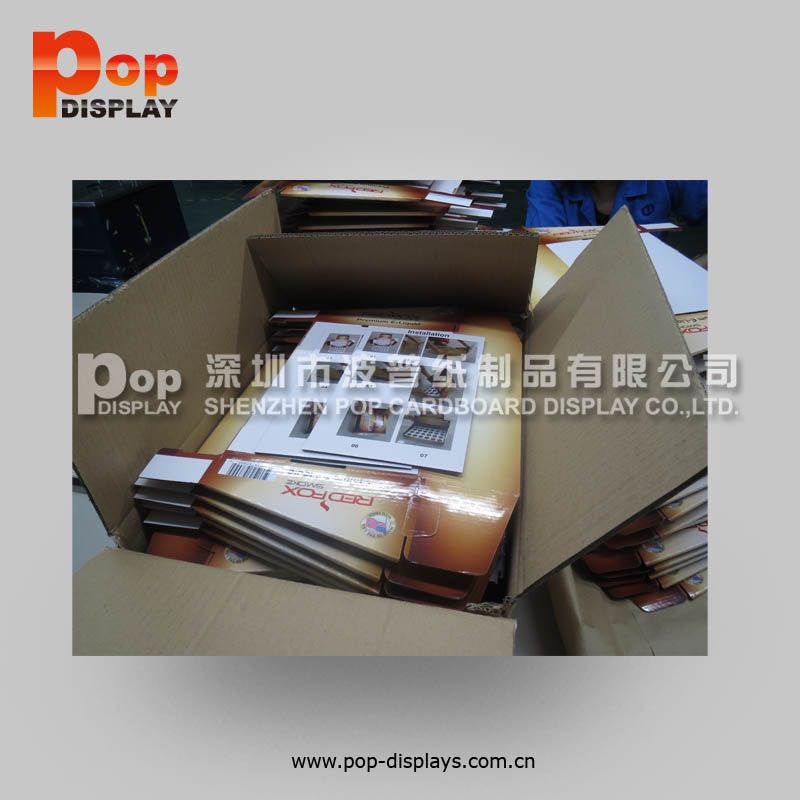 perforated folding cardboard lollipop display stand