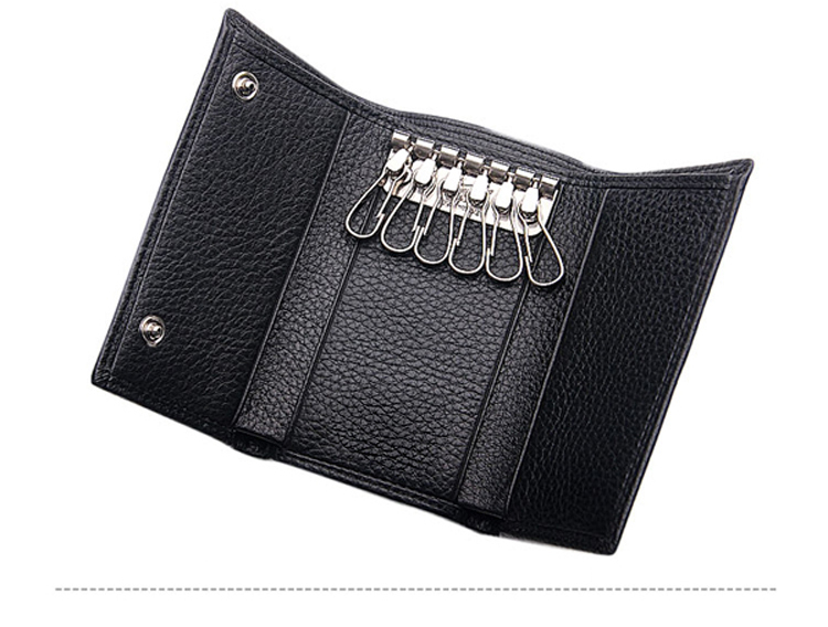 High Quality Fashion Men Leather Key Ring Leather Key Purse Magnetic Key Holder - Buy Leather ...