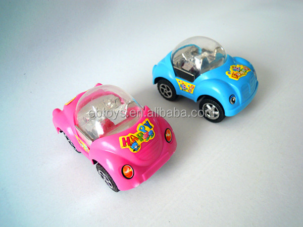 Pull back motorcycle candy toy candy