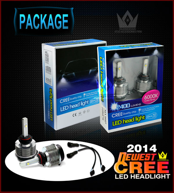 2014新登場LED バルブ HIDの時代は終わり! オールインワン CREE社 LED ホワイト6000k LED ヘッドライト＆フォグランプ9006 LEDライト ヘッドライト 1年保証問屋・仕入れ・卸・卸売り