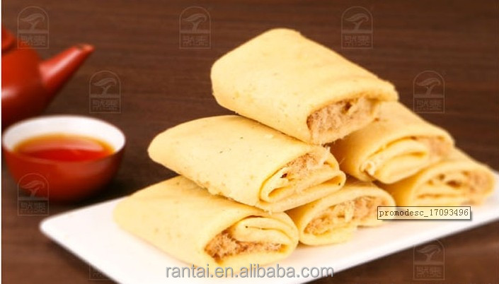 dried meat floss protein egg rolls