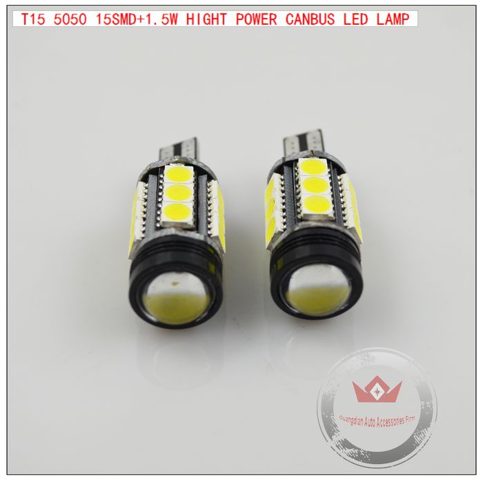 超寿命!超光輝!CANBUS LED T15 バルブポジションランプLEDバルブ12V/16smd5050チップ付け超広角レンズ採用問屋・仕入れ・卸・卸売り
