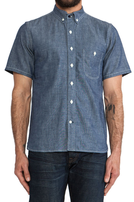 新しいデザインの男性デニム半袖シャツ問屋・仕入れ・卸・卸売り