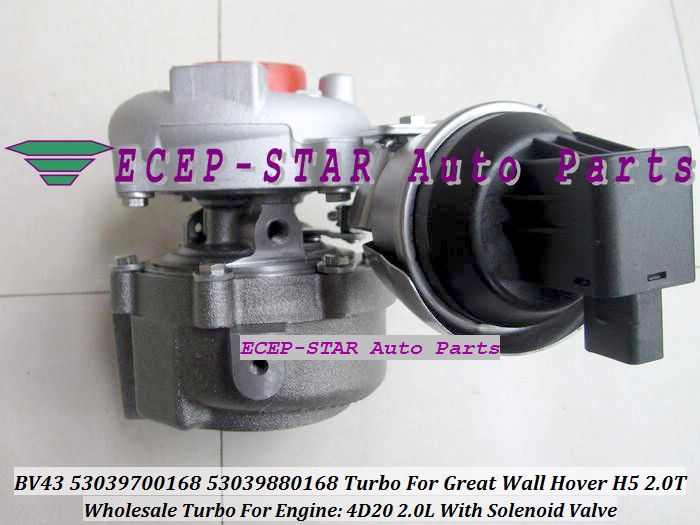 BV43 53039700168 53039880168 Turbo Turbine Turbocharger Fit For Great Wall Hover H5 2.0T 4D20 2.0L (2)