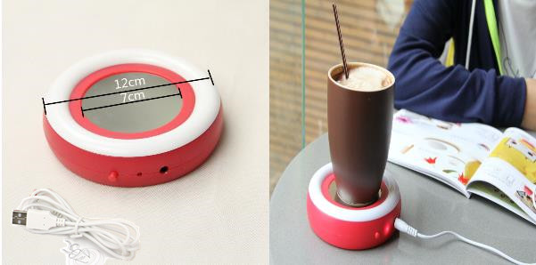 最新の発明2014電動ポータブルUSBのコーヒーマグカップウォーマー問屋・仕入れ・卸・卸売り