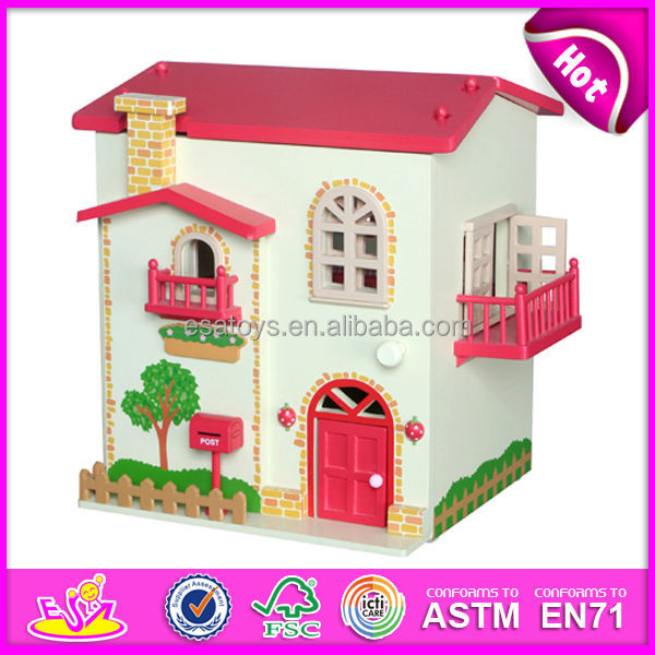 新しい子供の2014年おもちゃ木製人形の家、 人気の子供木製人形の家や熱い販売の赤ん坊のwj278235木製人形の家問屋・仕入れ・卸・卸売り