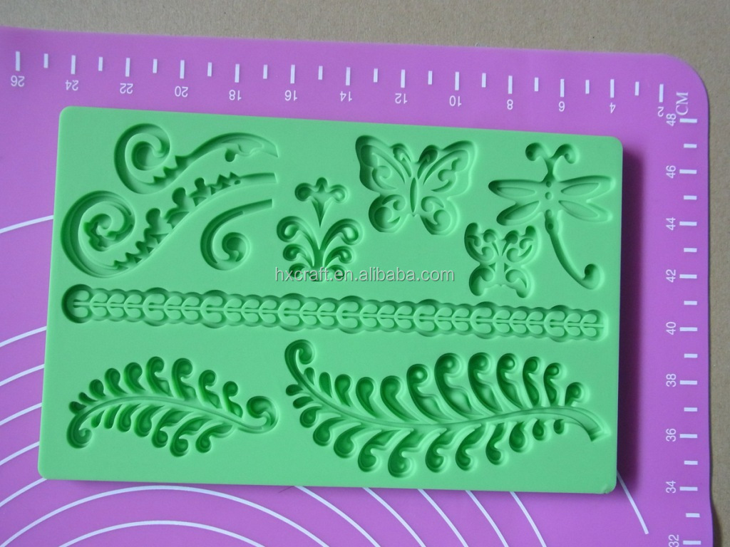 Classics Lace Shaped Silicone Mold Mould Fondant Cake Decorating Baking Tool