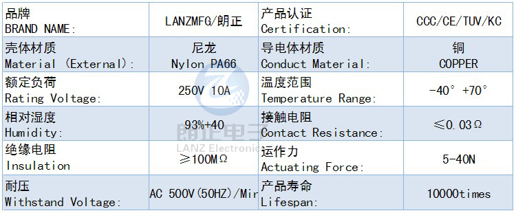 Lanzmfgc14ac電源ソケット、 ハウジング: ナイロン、 端子: 銅フォルダ、 rohs指令問屋・仕入れ・卸・卸売り