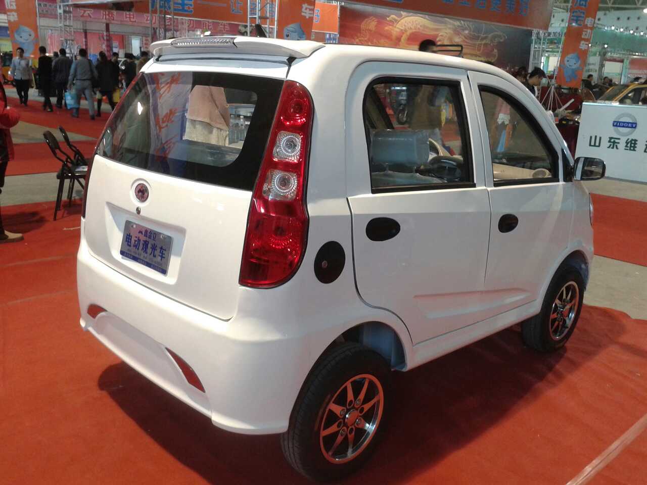 White Smart 3-4 Seater Electric Car Import Price - Buy 4 Seater