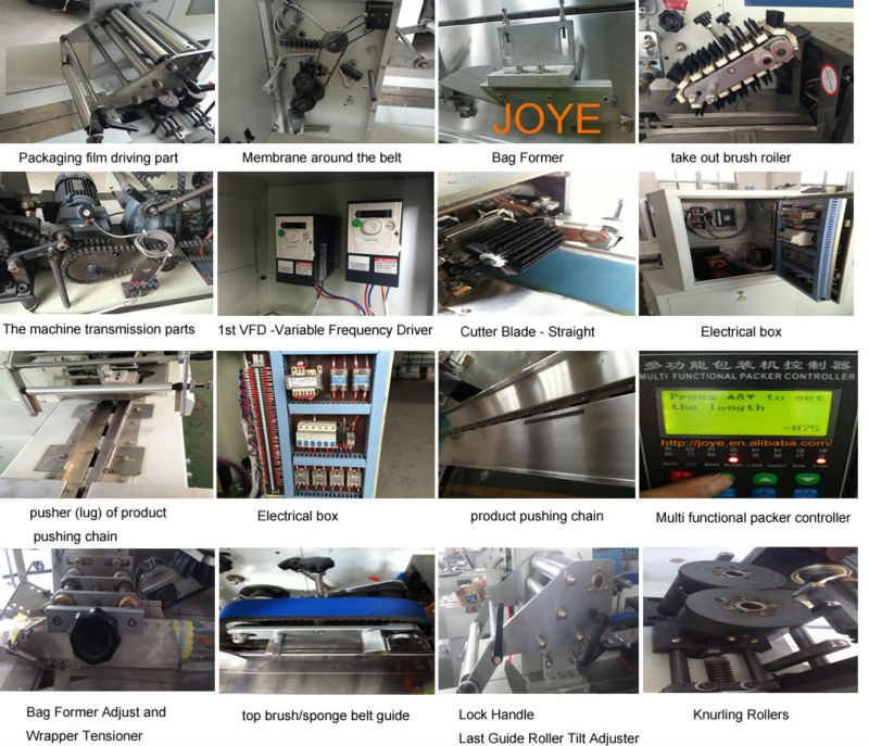 Good Price Multi-Function pillow type packing machine JY-300 for egg roll biscuit