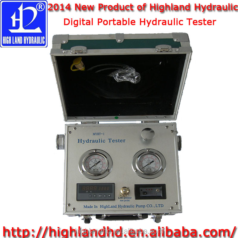 Portable Hydraulic Pump Oil Flow And Pressure And Temperature Tester