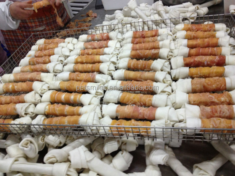 の生皮の骨ペットドッグフードのラップチキン問屋・仕入れ・卸・卸売り