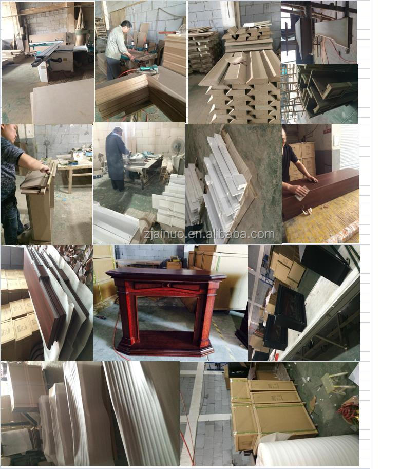 トップ売り手md-9212014年木mdfのマントルピース電気暖炉・家の装飾のための加熱問屋・仕入れ・卸・卸売り