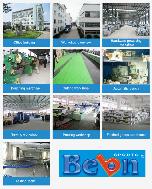 中国の大きな最高の販売のプロの長方形trambulin安全体操仕入れ・メーカー・工場