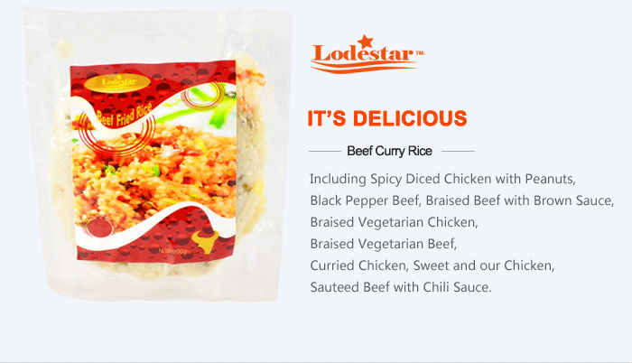 convenient curry flavour fried rice instant foods