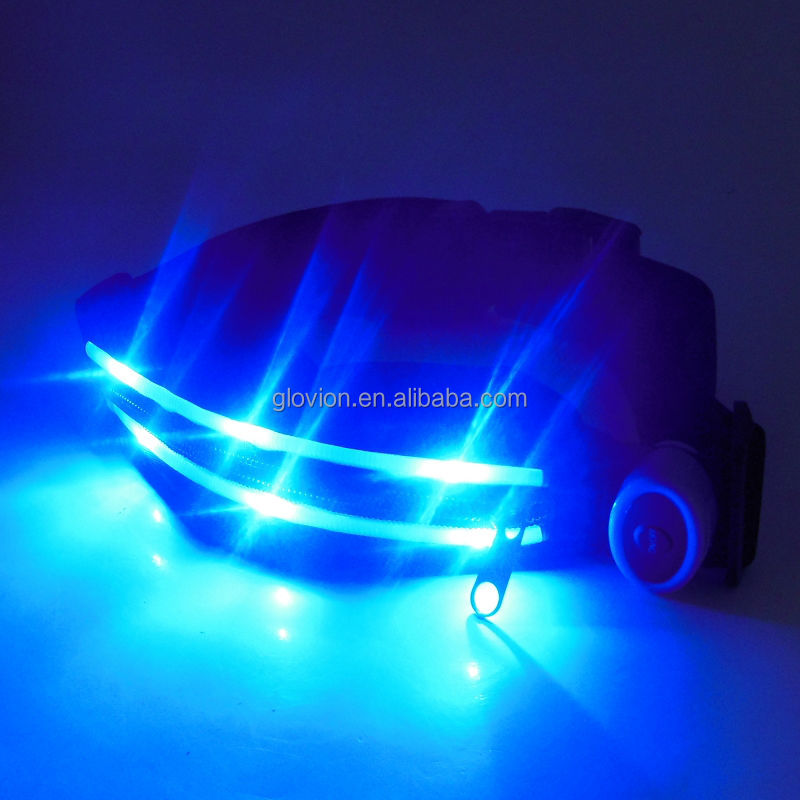 点滅スポーツベルトポーチ付きメスled屋外スポーツベルトポーチウエストバンド問屋・仕入れ・卸・卸売り