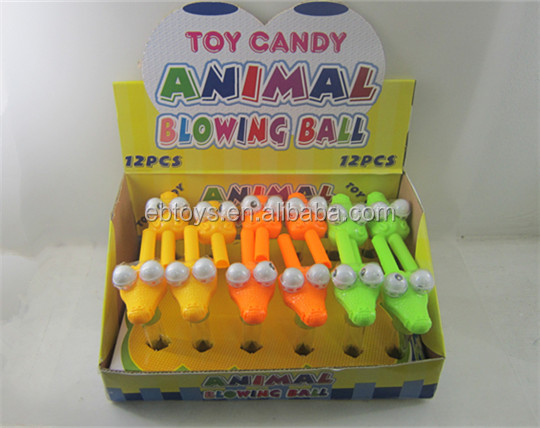 プラスチック製のワニボールキャンデーのおもちゃを吹いて問屋・仕入れ・卸・卸売り