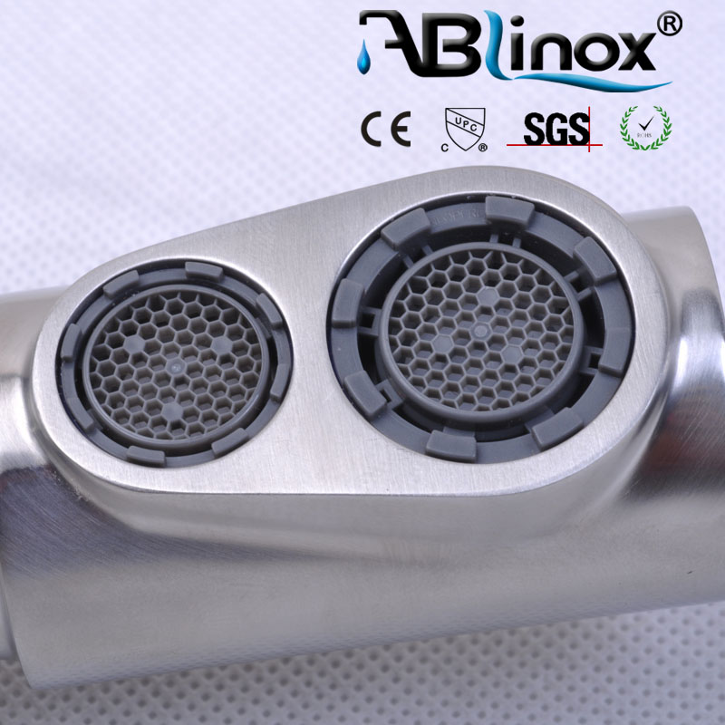 ステンレス鋼304ablinox鋳造ボディ商業3ウェイキッチンの蛇口の種類問屋・仕入れ・卸・卸売り