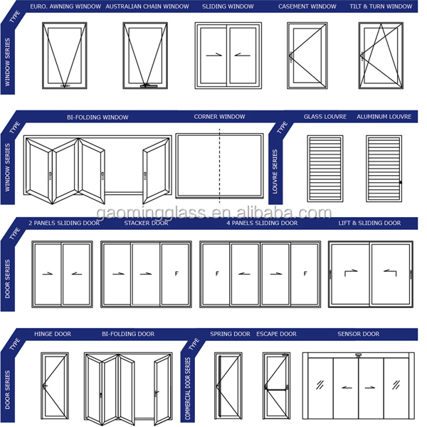 glass window champagne color aluminum sliding window 096