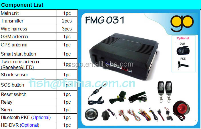 Gsm車の警報システムのリモートエンジン- fmg031問屋・仕入れ・卸・卸売り