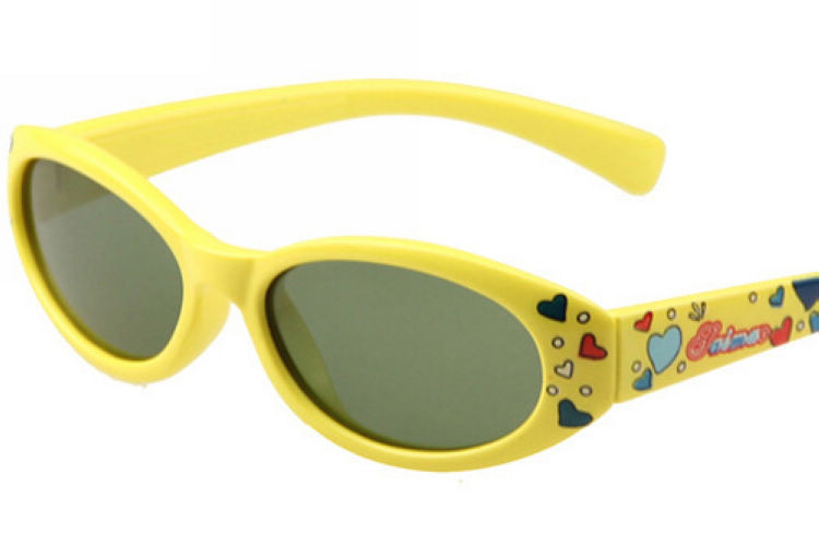 90Kids Children Polarized Sunglasses Polycarbonate Oval Frame Polarised Green Lens UV400 Glasses For Boys Girls Age 3-12yr_1 (4)