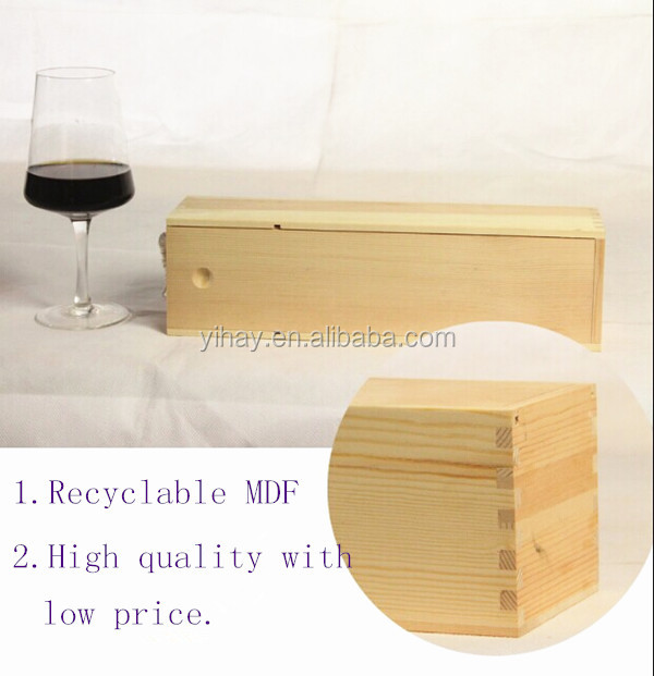Custom wooden wine box red wine wooden box