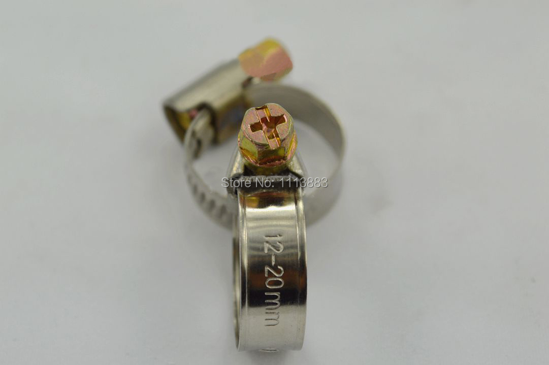 Description Picture 3 of item9mm German style W2 stainless steel adjustable hose clips(19-29mm)