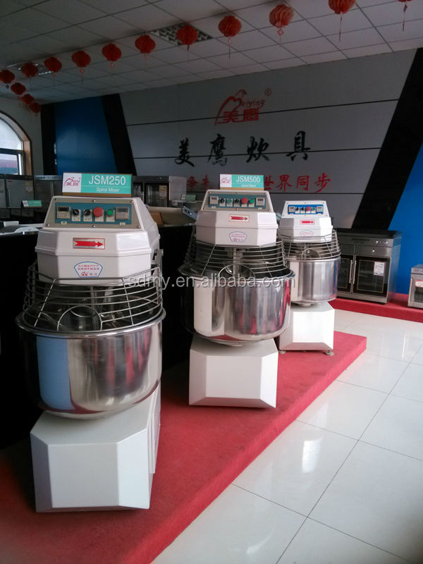 High efficiency automatic 50kg JSM series spiral dough mixer from China