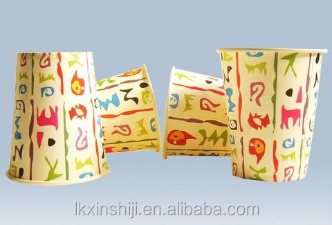 striped paper cups/custom paper cup/customized logo print