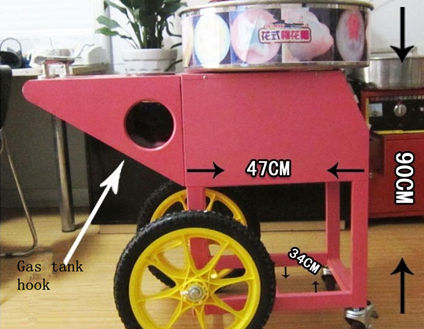 Fancy marshmallow maker Machine with Cart