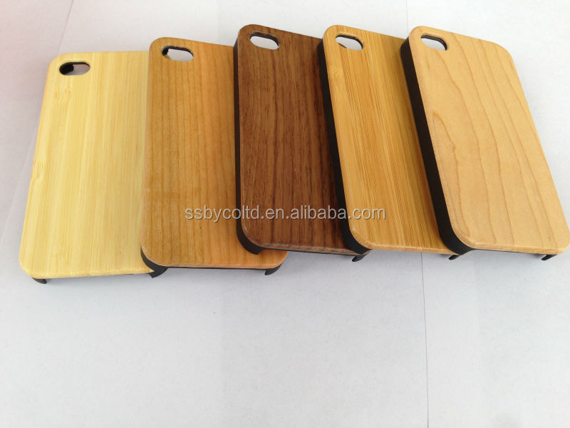 新しいホット中国saishiboiphone用竹ケース硬質プラスチック5iphone用シェル問屋・仕入れ・卸・卸売り