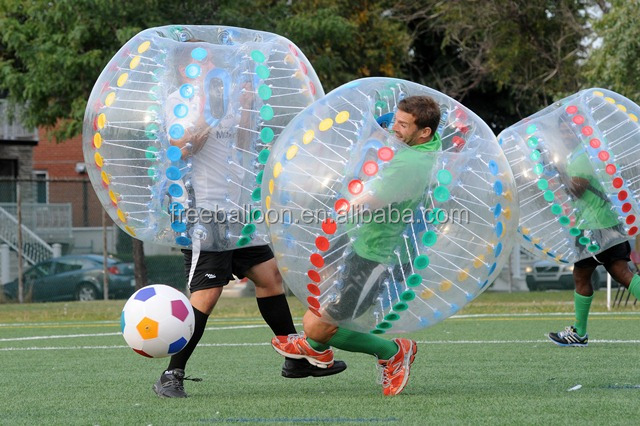 High quality inflatable bumper bubble football, loopy balls