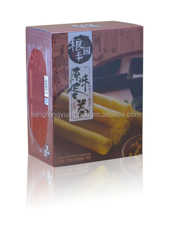high quality handmade egg roll biscuit factory