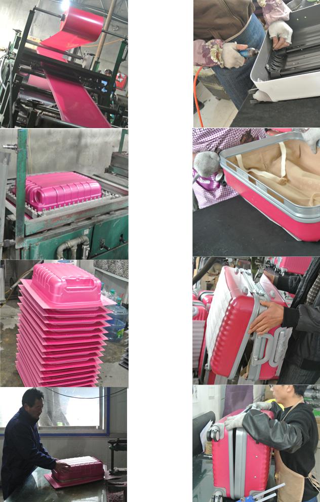 pu素材アルミトロリー荷物袋の荷物のトロリー荷物のセット仕入れ・メーカー・工場