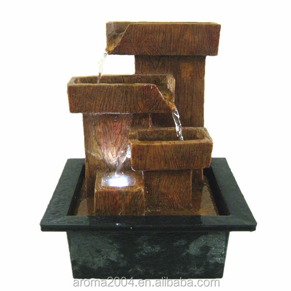 装飾的なテーブルトップス滝の噴水の像の彫刻問屋・仕入れ・卸・卸売り