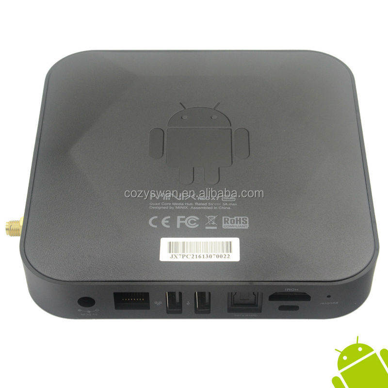 Amlogicアンドロイドキットカットのminix4.4s802ネオx8mx2デュアルバンド無線lanデュアルコアアンドロイドテレビボックスxbmcを完全にロードされ問屋・仕入れ・卸・卸売り