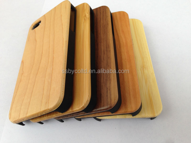 新しい販売2014年pc木材用木材fsciphoneケース硬質プラスチック5iphone用シェル問屋・仕入れ・卸・卸売り
