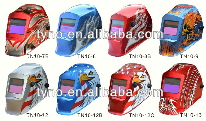 新しい設計の溶接のヘルメット/溶接マスク( tn10e炎)問屋・仕入れ・卸・卸売り