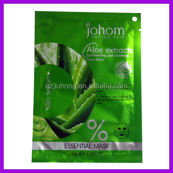 OEM factory cotton sheet facial mask saffron facial mask 100% natural essence