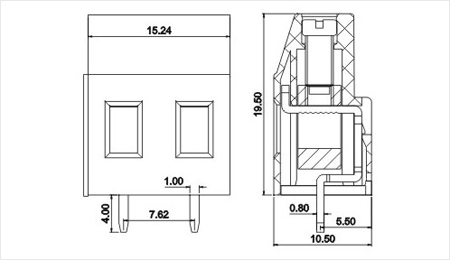 Pcbコネクタの製造三河7.62mmネジ端子台仕入れ・メーカー・工場