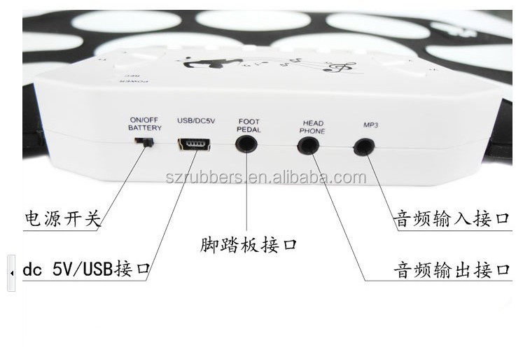 ドラムusbガジェット、 教育・学習eletronicシリコンドラムセット、 ミニusbポータブル折り畳み式の電子ドラム仕入れ・メーカー・工場